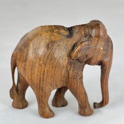 Medinė dramblio statula 5,5x14x13 cm