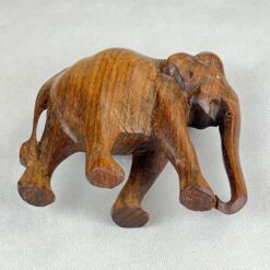 Medinė dramblio statula 5,5x14x13 cm