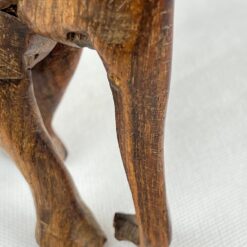 Medinė dramblio statula 5,5x14x13 cm