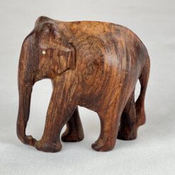 Medinė dramblio statula 5,5×10,5×10,5 cm