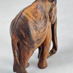 Medinė dramblio statula 5,5×10,5×10,5 cm