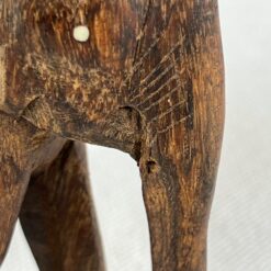 Medinė dramblio statula 5,5×10,5×10,5 cm