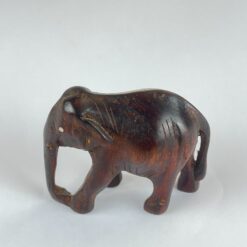 Medinė dramblio statula 3,5×6,5×5,5 cm