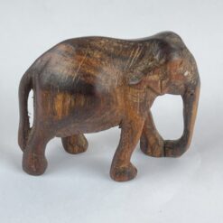 Medinė dramblio statula 3,5×6,5×5,5 cm