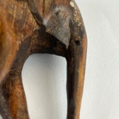 Medinė dramblio statula 3,5×6,5×5,5 cm