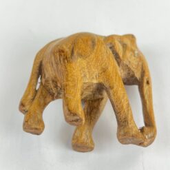 Medinė dramblio statula 3×5,5×5,5 cm