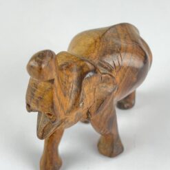 Medinė dramblio statula 3,5×8,5×8 cm