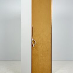 Baltos spalvos medžio plokštės bufetas 36x72x194 cm