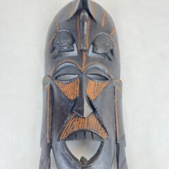 Medinė afrikietiška kaukė 9×21,5×50 cm