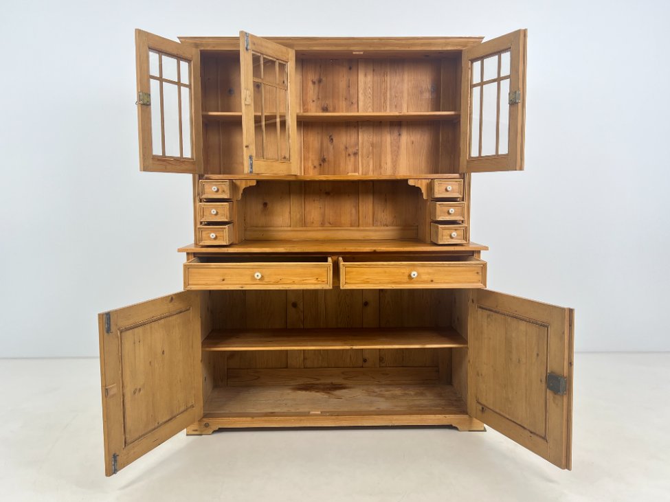 HN0180-bufetai-5 Pušies medžio bufetas 58,5x149x191 cm