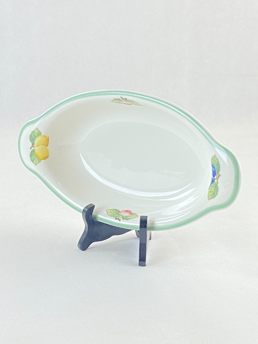 HN0199-kita-4 Porcelianinis “Villeroy Boch” ovalus kepimo indas 16x30x5,5 cm