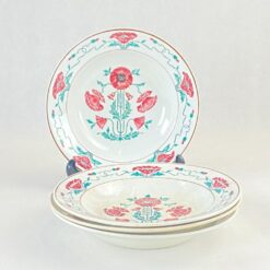 Porcelianiniai “Villeroy Boch” dubenys 4 vnt. komplektas 24x24x4 cm