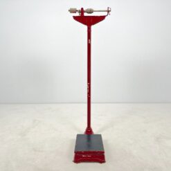 Vintažinės, mechaninės svarstyklės iš ketaus ir metalo 58x44x143 cm