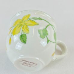 Porcelianinis “Villeroy Boch” serijos “Geranium” puodelis 120 ml 7×9,5×6 cm