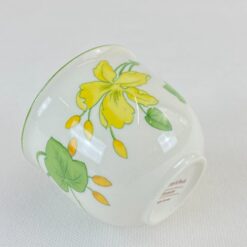 Porcelianinis “Villeroy Boch” serijos “Geranium” puodelis 120 ml 7×9,5×6 cm