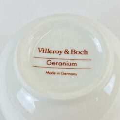 Porcelianinis “Villeroy Boch” serijos “Geranium” puodelis 120 ml 7×9,5×6 cm