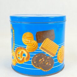 Vintažinė sausainių dėžutė “Brandt” 14x14x13 cm