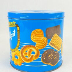 Vintažinė sausainių dėžutė “Brandt” 14x14x13 cm