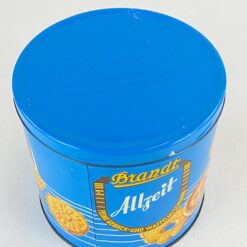 Vintažinė sausainių dėžutė “Brandt” 14x14x13 cm