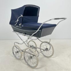 Vintažinis angliškas "Silver Cross" kūdikio vežimėlis 116x60x120 cm