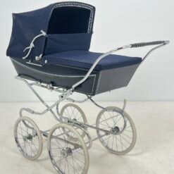Vintažinis angliškas “Silver Cross” kūdikio vežimėlis 116x60x120 cm