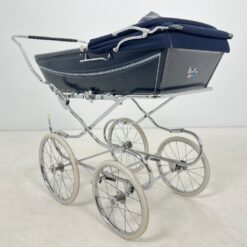 Vintažinis angliškas “Silver Cross” kūdikio vežimėlis 116x60x120 cm