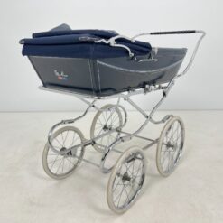 Vintažinis angliškas “Silver Cross” kūdikio vežimėlis 116x60x120 cm