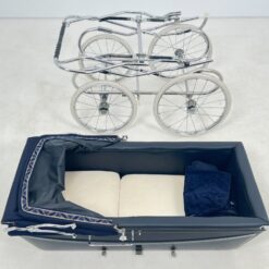 Vintažinis angliškas “Silver Cross” kūdikio vežimėlis 116x60x120 cm