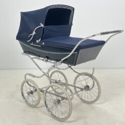 Vintažinis angliškas “Silver Cross” kūdikio vežimėlis 116x60x120 cm