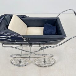 Vintažinis angliškas “Silver Cross” kūdikio vežimėlis 116x60x120 cm