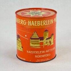 Vintažinė pyrago dėžutė “Haeberlein Metzger” 10,5×10,5×11,5 cm