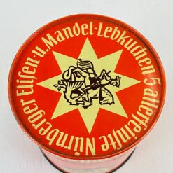 Vintažinė pyrago dėžutė “Haeberlein Metzger” 10,5×10,5×11,5 cm