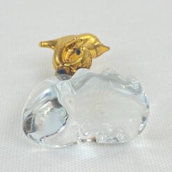 Stiklinė statulėlė “Delfinas ant bangos” 5x3x7 cm