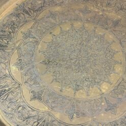 Marokietiško stiliaus pakabinama apvali žalvarinė dekoracija 2,5x55x55 cm