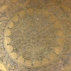 Marokietiško stiliaus pakabinama apvali žalvarinė dekoracija 2,5x55x55 cm