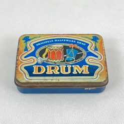 Vintažinė skardinė tabako dėžutė “Drum” 8x11x2,5 cm
