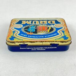 Vintažinė skardinė tabako dėžutė “Drum” 8x11x2,5 cm