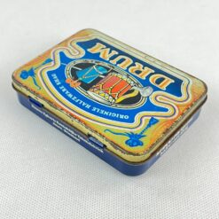 Vintažinė skardinė tabako dėžutė “Drum” 8x11x2,5 cm