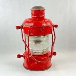 Raudonos spalvos jūrinio žibinto rėmas 30x34x47 cm