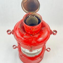 Raudonos spalvos jūrinio žibinto rėmas 30x34x47 cm