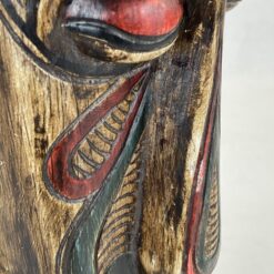 Medinė skulptūra – biustas 13x14x50,5 cm