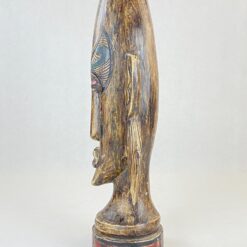 Medinė skulptūra – biustas 13x14x50,5 cm