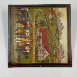 “Fisba Stoffels” įstiklinta skarelė su piemenimis ir jaučiais 1×30,5×30,5 cm