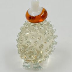 Stiklinė statulėlė “Ežys su grybu” 5x3x5 cm