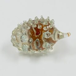 Stiklinė statulėlė “Ežys su grybu” 5x3x5 cm