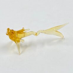 Stiklinė statulėlė “Auksinė žuvelė” 3x7x3 cm