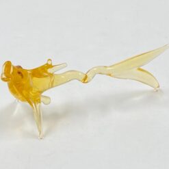 Stiklinė statulėlė “Auksinė žuvelė” 3x7x3 cm