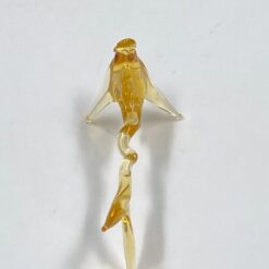 Stiklinė statulėlė “Auksinė žuvelė” 3x7x3 cm