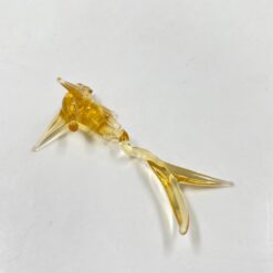 Stiklinė statulėlė “Auksinė žuvelė” 3x7x3 cm