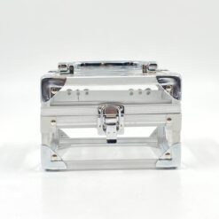 Plastikinis lagaminėlis su metalo rėmu 11x15x12 cm